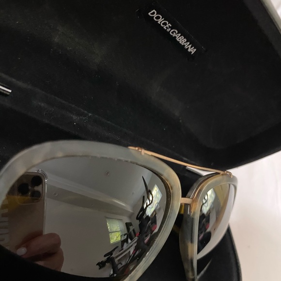 Dolce & Gabbana Accessories - Dolce & Gabbana Tortoise Aviator Sunglasses